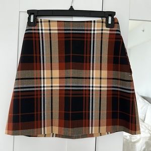 Wilfred Plaid Mini Skirt 00